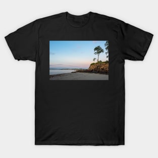 Beverly MA Rice Beach Sunrise Cliff Tree T-Shirt